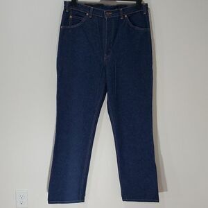 Levi's 619 dark wash straight leg jeans